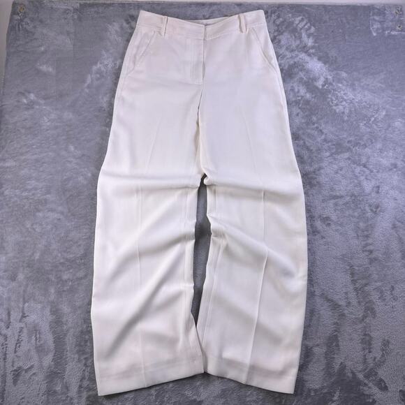 T by Alexander Wang Pants - T by Alexander Wang Wide Leg Pants Women’s Size 6 White High Rise Trouser